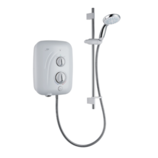 Mira Elite SE 9.8kW Pumped Electric Shower - White/Chrome
