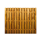 Hit & Miss Fence Panel – Round Top 6x5 (1.8m x 1.5m)