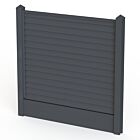 Satus Standard Bullet Nose Fence Panel Pack 1800mm Anthracite Grey