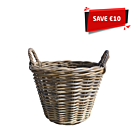 Classic Round Kubu Basket With Handles