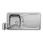 Euroline Single Bowl  Sink/Tap And Waste Pack