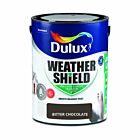 Dulux Weathershield Bitter Chocolate 5L Paint