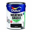 Dulux Weathershield Black 5L Paint