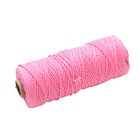 Faithfull Hi-Vis Nylon Brick Line 105m (344ft)- Pink
