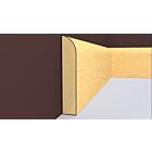 5.1m 019 X 115 White Deal Single Nosed Skirting