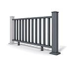 Duradek Charcoal Decking Handrail System 1.8m Complete Kit