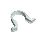 White Waste Pipe Clip 50mm (2