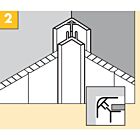 Dumapan White Universal Corner X 2.6m