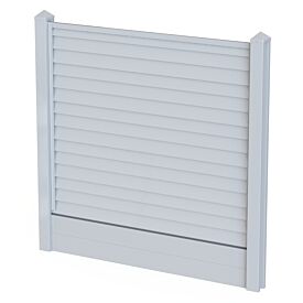 Satus Fence Standard Bullet Nose Fence Panel Pack 1800mm Goosewing Grey 