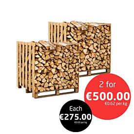 Kiln Dried Beech Firewood Log Crate 400kg