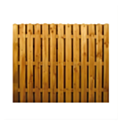 Hit & Miss Fence Panel – Round Top 6ft x 5ft (1.8m x 1.5m)