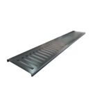 Satus Fence Vertical Lines Trellis Panel 1780 x 300mm Merlin Grey