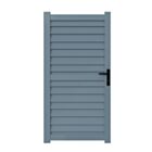 Satus Fence Fully Assembled Garden Gate 900mm x 1765mm Merlin Grey