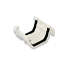 Kalsi Ogee White Gutter Union Bracket (Krown Profile)