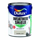 Dulux Weathershield Smooth Masonry Paint Cashel Clay 5L