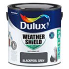 Dulux Weathershield Smooth Masonry Paint Blackpool Grey 2.5L