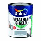 Dulux Weathershield Smooth Masonry Paint Blue Grey 5L