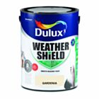 Dulux Weathershield Smooth Masonry Paint Gardenia 5L