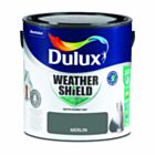 Dulux Weathershield Smooth Masonry Paint Merlin 2.5L