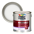 Dulux Trade Weathershield QD Exterior Satin Pure Brilliant White 2.5L
