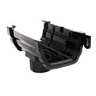 Kalsi Ogee Black Gutter Running Outlet (Krown Profile)