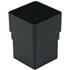 Kalsi Square Flow Black Downpipe Connector