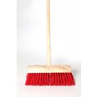 Varian Red PVC Yard Broom with Handle 14in