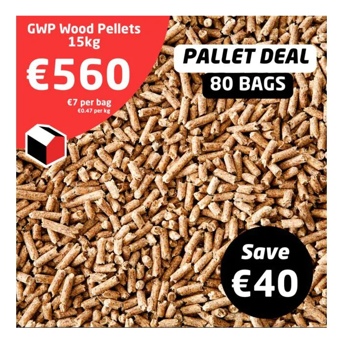 Gwp Wood Pellets 15kg TJOMAHONY.ie Builders Supplies D